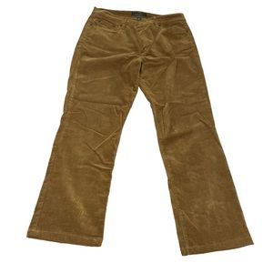 Lauren Jeans Co by Ralph Lauren Tan Corduroy Jeans size 12